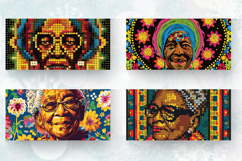 Black History Granny Crochet Mug Wrap Sublimation Designs Product Image 2