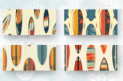Vintage Surfboards mug wrap sublimation Designs Product Image 2