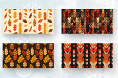 Autumn Knitted Sweater Mug Wrap Sublimation Designs Product Image 2