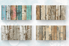 Shabby Wood Mug Wrap Sublimation Designs Product Image 2