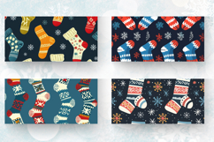 Winter Knitted Socks Mug Wrap Sublimation Designs Product Image 2