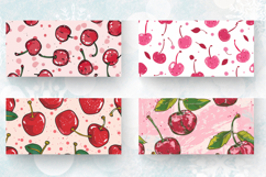 Doodles Cherry Mug Wrap Sublimation Designs Product Image 2
