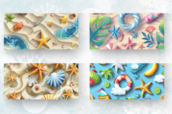 3D Beach Life Mug Wrap Sublimation Designs Product Image 2