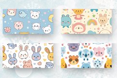 Kawaii Baby Animal Mug wrap Sublimation Designs Product Image 2