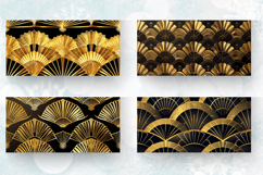 Golden Fan Motifs Mug Wrap Sublimation Designs Product Image 2