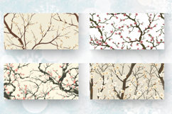 Blossoming Branches Mug Wrap Sublimation Designs Product Image 2