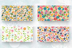 Cute Ditsy Flowers Garden Mug Wrap Sublimation Designs Product Image 2