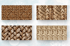 Jute Stitch Knitted Mug Wrap Sublimation Designs Product Image 2