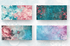 Lagoon Rose Mug Wrap Sublimation Designs Product Image 2