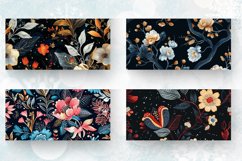 Midnight Boho Blossoms Mug wrap Sublimation Designs Product Image 2