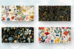 Botanical Embroidery Mug Wrap Sublimation Designs Product Image 2