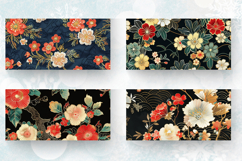 Japanese Floral Embroidery Mug Wrap Sublimation Designs Product Image 2