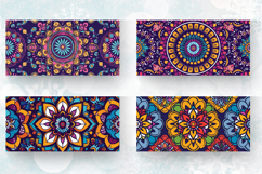 Colorful Mandala Mug Wrap Sublimation Designs Product Image 2