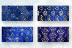 Luxury Royal Blue Mug Wrap Sublimation Designs Product Image 2