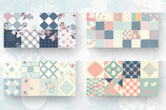 Pastel Patchwork Mug Wrap Sublimation Designs Product Image 2