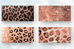 Rose Gold Leopard Mug Wrap Sublimation Designs Product Image 2