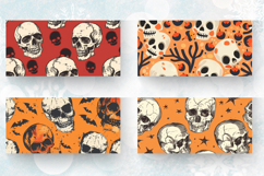 Halloween Skull Greeting Mug Wrap Sublimation Designs Product Image 2