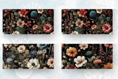Colorful Florals Mug Wrap Sublimation Designs Product Image 2