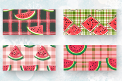 Watermelon plaid Mug Wrap Sublimation Designs Product Image 2
