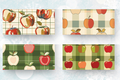Apple plaid Mug Wrap Sublimation Designs Product Image 2
