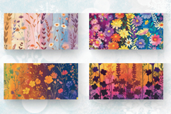 Rainbow Wildflower Medley Mug Wrap Sublimation Designs Product Image 2