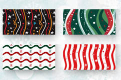 Wavy Line Christmas Mug Wrap Sublimation Designs Product Image 2