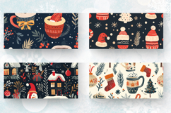 Cozy Christmas Mug Wrap Sublimation Designs Product Image 2