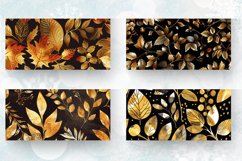 Gold Autumn Mug wrap Sublimation Designs Product Image 2