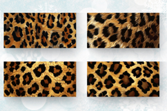 Brown Jaguar Skin Panther Mug Wrap Sublimation Designs Product Image 2