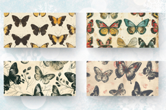 Vintage Butterfly Mug Wrap Sublimation Designs Product Image 2