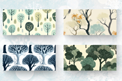 Peaceful Trees Mug Wrap Sublimation Designs Product Image 2