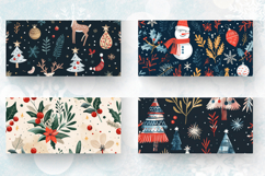 Merry Little Christmas Mug Wrap Sublimation Designs Product Image 2