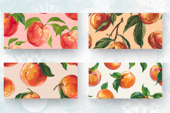 Peaches Mug Wrap Sublimation Designs Product Image 2