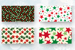 Red &amp; Green Stars Mug Wrap Sublimation Designs Product Image 2