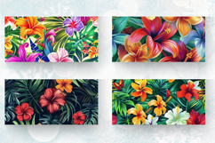 Tropical Paradise Flower Mug Wrap Sublimation Designs Product Image 2