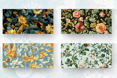 Baroque Flowers Mug Wrap Sublimation Designs Product Image 2