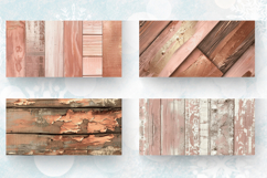 Rose Gold Wood Mug Wrap Sublimation Designs Product Image 2