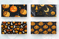 Halloween Pumpkin Mug Wrap Sublimation Designs Product Image 2