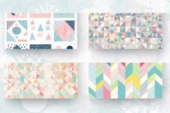 Pastel Geometric Shapes Mug Wrap Sublimation Designs Product Image 2
