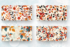 Autumn Berries Garden Mug Wrap Sublimation Designs Product Image 2