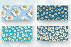 Daisy Flowers Mug Wrap Sublimation Designs Product Image 2