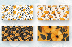 Musturd Blooms Mug Wrap Sublimation Designs Product Image 2