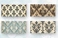 Vintage Damask mug wrap sublimation Designs Product Image 2