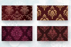 Victorian Maroon Elegance Mug Wrap Sublimation Designs Product Image 2