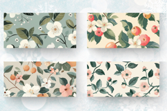Pastel Cottagecore Floral Apple Garden Mug Wrap Sublimation Product Image 2