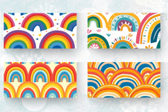 Summer Rainbow mug wrap sublimation Designs Product Image 2