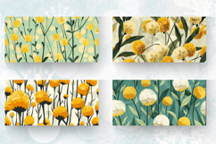 Billy Balls Blooms Mug Wrap Sublimation Designs Product Image 2