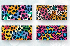 Colorful Leopard Print Mug wrap Sublimation Designs Product Image 2