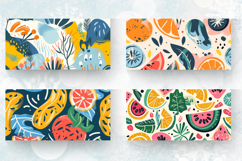 Summer Abstract mug wrap sublimation Designs Product Image 2