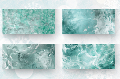 Seafoam and Silver Mug Wrap Sublimation Designs Product Image 2